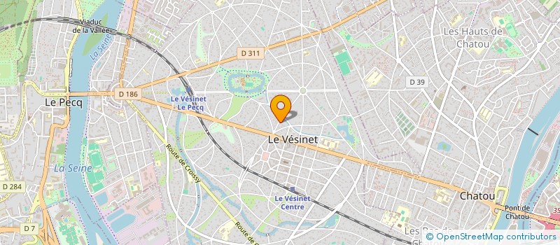 localisation de l'entreprise SAS RUE DU PORT  LE VESINET