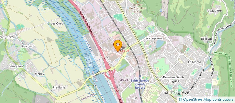 localisation de l'entreprise SAS RUGLISSE à SAINT-EGREVE