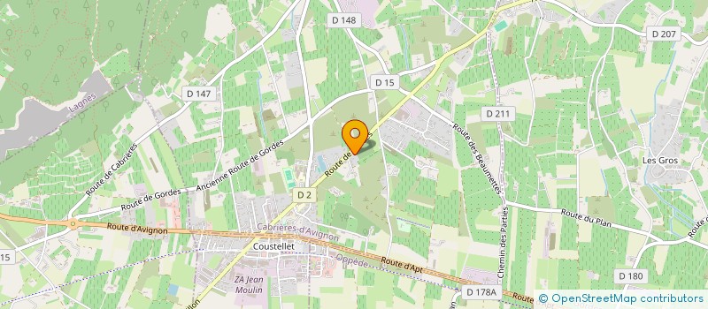 localisation de l'entreprise SAS RYBACK  BONNIEUX