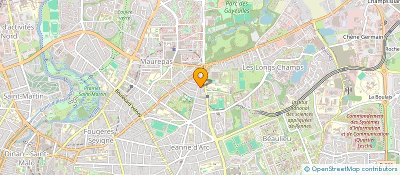 localisation de l'entreprise SAS S.A.R. HOLDING  RENNES