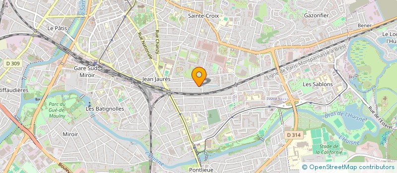 localisation de l'entreprise SAS S.F.M.P  LE MANS