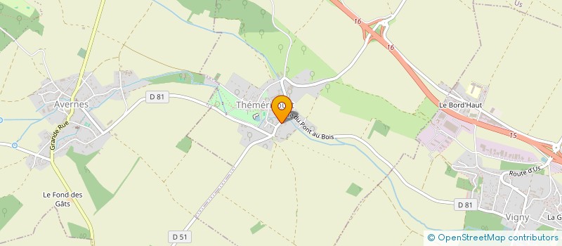 localisation de l'entreprise SAS S.G.H.K.M.  THEMERICOURT