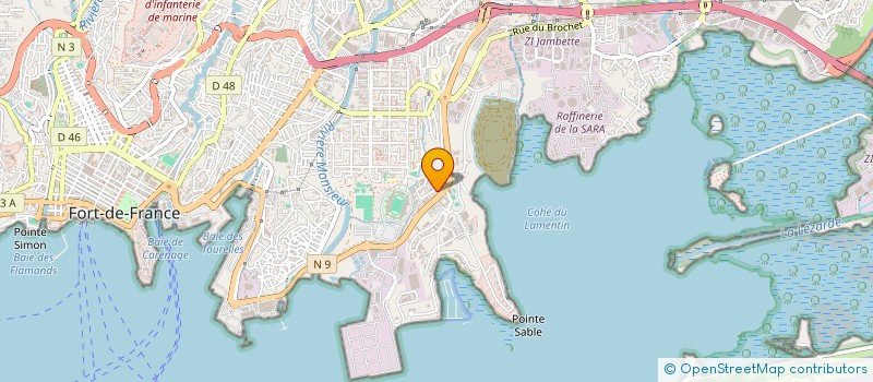 localisation de l'entreprise SAS S10F INDUSTRIES  FORT-DE-FRANCE