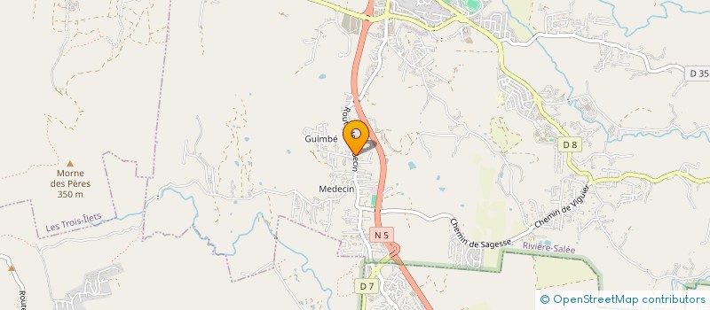 localisation de l'entreprise SAS S21D INDUSTRIES  RIVIERE-SALEE