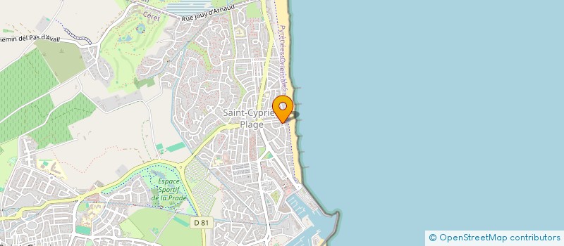 localisation de l'entreprise SAS S2G LE MIRAMAR  SAINT-CYPRIEN