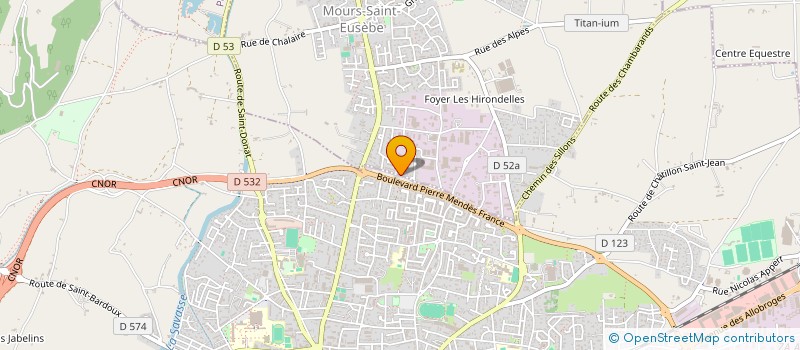 localisation de l'entreprise SAS SA.VA.MA.VI  MOURS-SAINT-EUSEBE