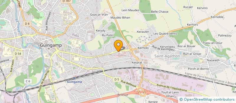 localisation de l'entreprise SAS SABRIK  SAINT-AGATHON