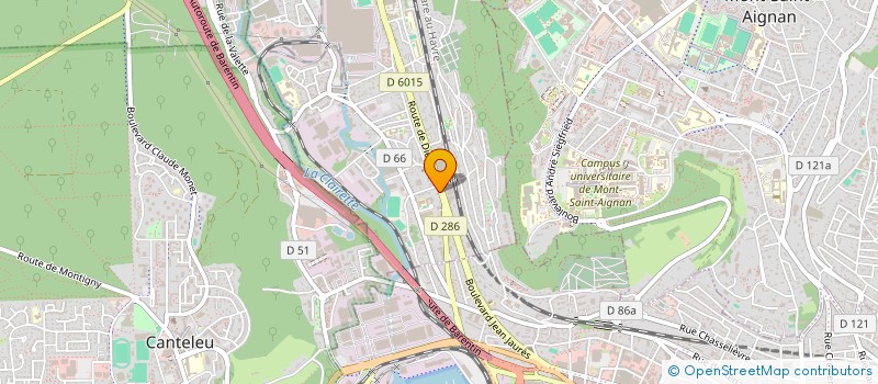 localisation de l'entreprise SAS SAGA  DEVILLE-LES-ROUEN