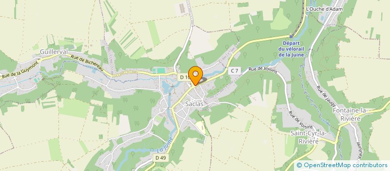 localisation de l'entreprise SAS SAID  SACLAS