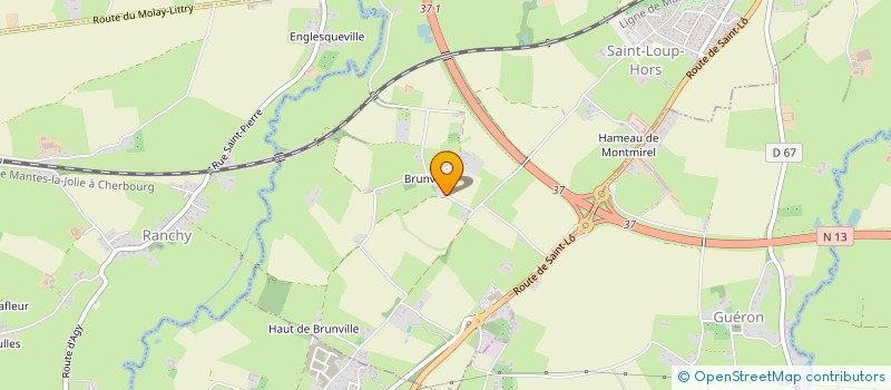 localisation de l'entreprise SAS SAINT-CLAIR  SAINT-LOUP-HORS