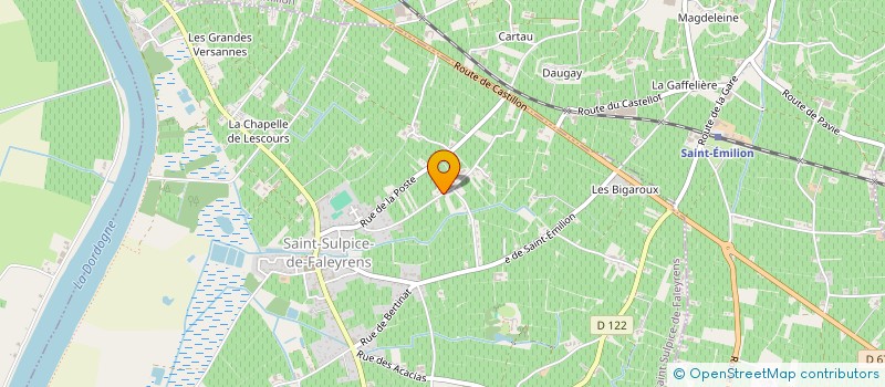 localisation de l'entreprise SAS SAINT EMILION EVOLUTION  SAINT-SULPICE-DE-FALEYRENS