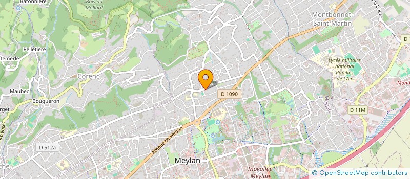 localisation de l'entreprise SAS SAINT EXUPERY  MEYLAN