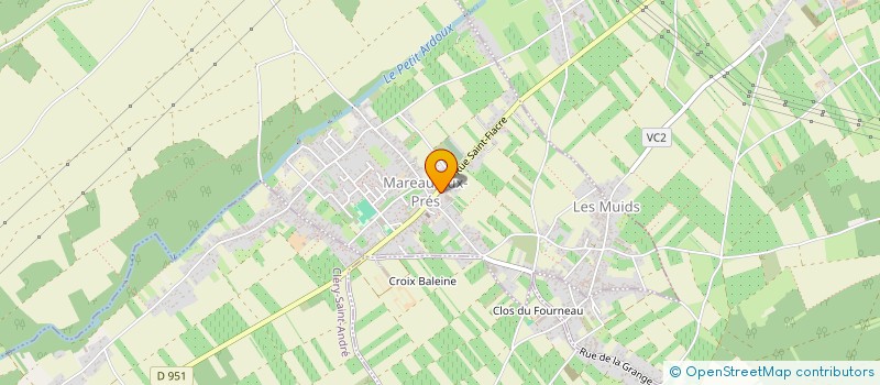 localisation de l'entreprise SAS SAINT-FIACRE à MAREAU-AUX-PRES