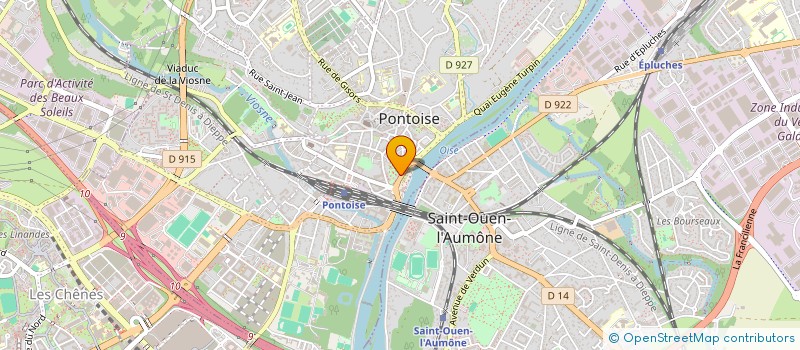 localisation de l'entreprise SAS SAINT GEORGES à PONTOISE