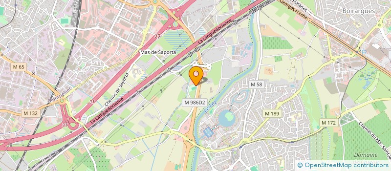 localisation de l'entreprise SAS SAINT HUBERT à LATTES