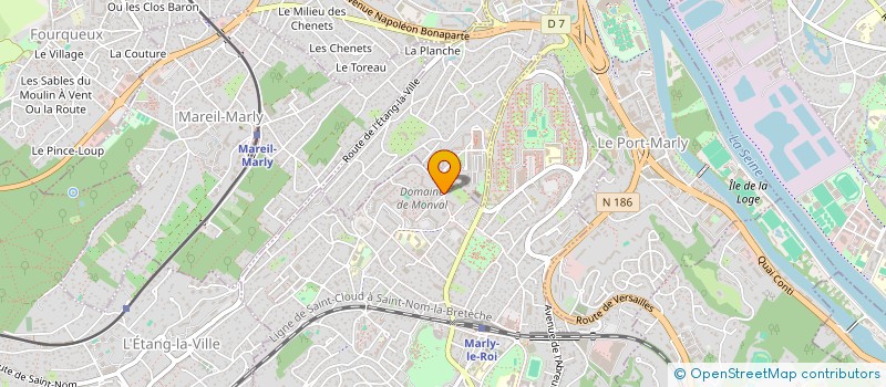 localisation de l'entreprise SAS SAINT LOUIS CONSTRUCTION SOCIALE FRANCILIENNE  MARLY-LE-ROI