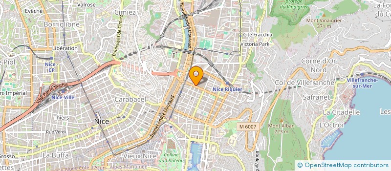 localisation de l'entreprise SAS SAINTE AGATHE à NICE