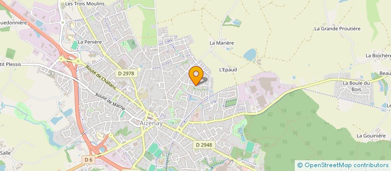 localisation de l'entreprise SAS SAINTE ANNE  AIZENAY