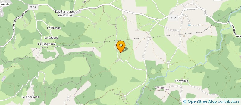 localisation de l'entreprise SAS SALUNAUD ENERGIE  PERIGNEUX