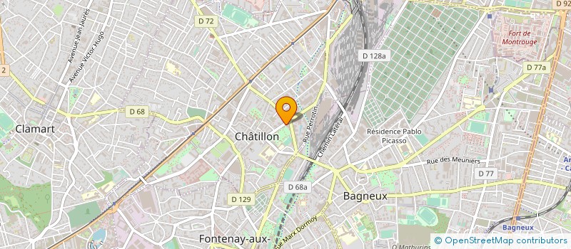 localisation de l'entreprise SAS SALY à CHATILLON