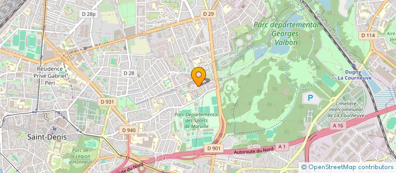 localisation de l'entreprise SAS SAM DRIVER  SAINT-DENIS