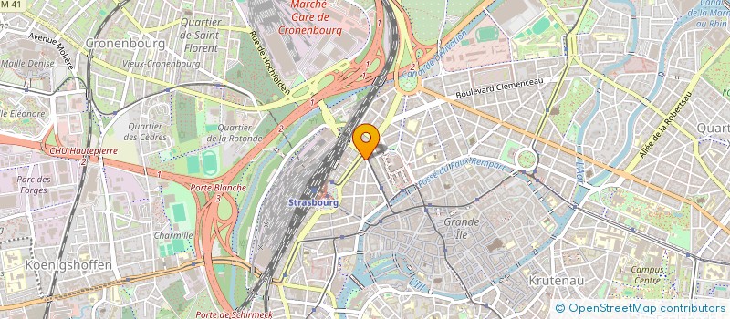 localisation de l'entreprise SAS SAMINTER'S à STRASBOURG