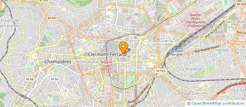 localisation de l'entreprise SAS SANI  CLERMONT-FERRAND