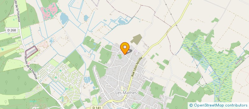 localisation de l'entreprise SAS SAP  LES MATHES