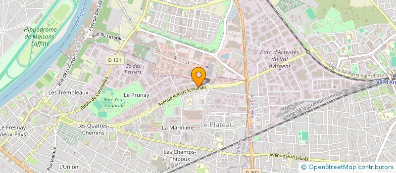 localisation de l'entreprise SAS SARANA à SARTROUVILLE