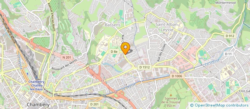 localisation de l'entreprise SAS SAROM à BASSENS
