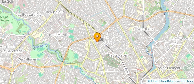 localisation de l'entreprise SAS SARRADIN à NANTES