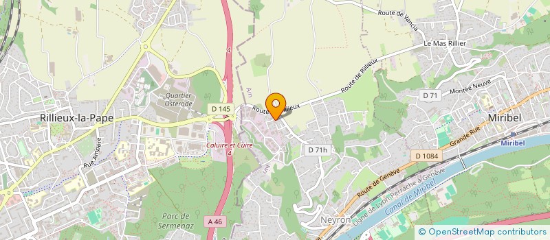 localisation de l'entreprise SAS SARRAZIN à NEYRON