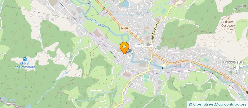 localisation de l'entreprise SAS SAV PLUS  LE THILLOT