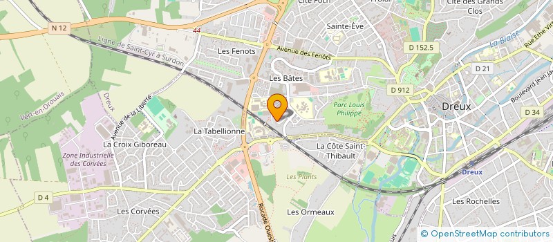 localisation de l'entreprise SAS SAVE BUILDING à DREUX