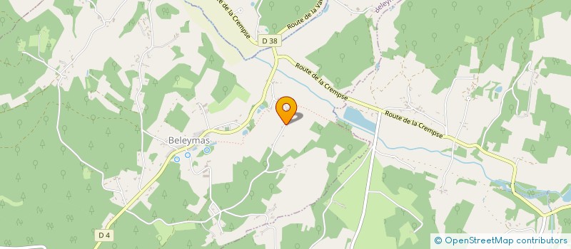 localisation de l'entreprise SAS SAVEURS & COULEURS DU 24  BELEYMAS