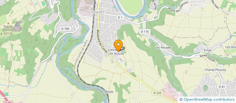 localisation de l'entreprise SAS SAVIGNAT à VIC-LE-COMTE