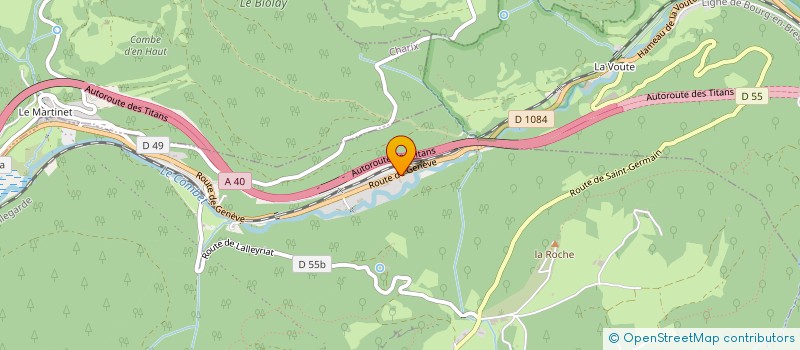 localisation de l'entreprise SAS SB TRANS à LE POIZAT-LALLEYRIAT
