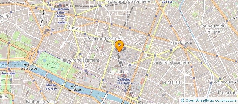localisation de l'entreprise SAS SCANNER BACHAUMONT PARIS CENTRE à PARIS
