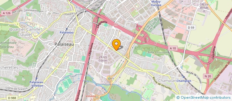 localisation de l'entreprise SAS SCANNER IRM PALAISEAU - SIPA  PALAISEAU