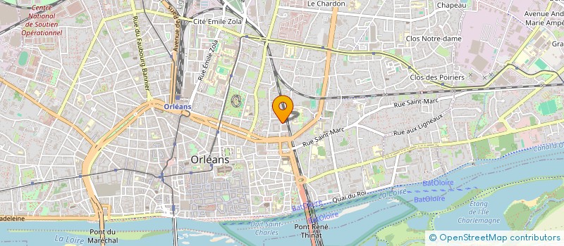 localisation de l'entreprise SAS SCANNER JEAN-JAURES  ORLEANS
