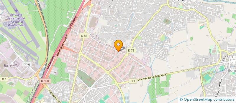 localisation de l'entreprise SAS SCD  PERPIGNAN