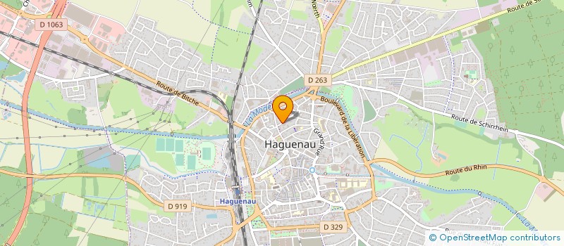 localisation de l'entreprise SAS SCHOEFOLT  HAGUENAU
