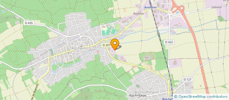 localisation de l'entreprise SAS SCHULTZ à ROSHEIM