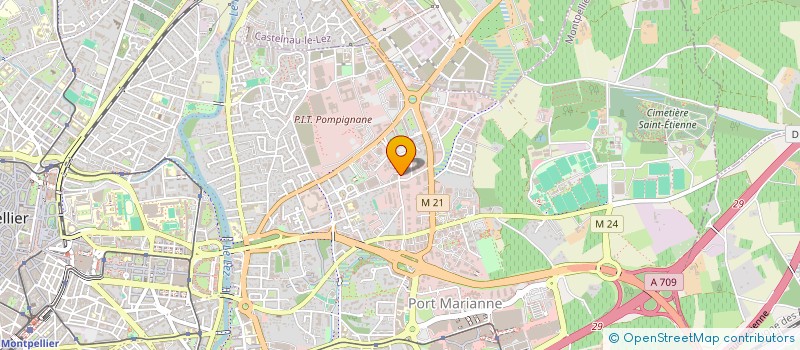 localisation de l'entreprise SAS SCIENCES DE L ORTHOPHONIE FORMATION EN LANGUEDOC ROUSSILLON à MONTPELLIER