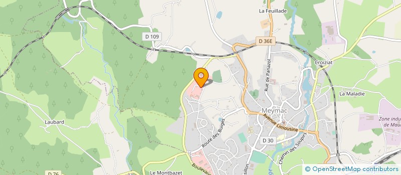 localisation de l'entreprise SAS SCIERIE PUYDUPIN à MEYMAC