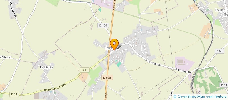 localisation de l'entreprise SAS SCOB  EPREVILLE