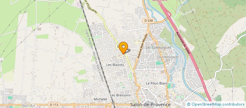 localisation de l'entreprise SAS SCORPIONS  SAINT-RAPHAEL