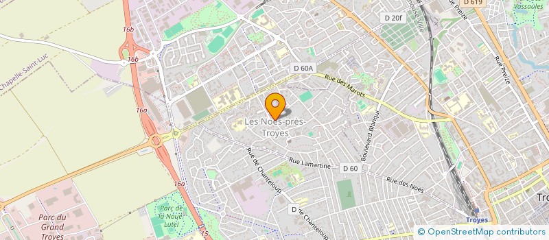 localisation de l'entreprise SAS SCP à LES NOES-PRES-TROYES
