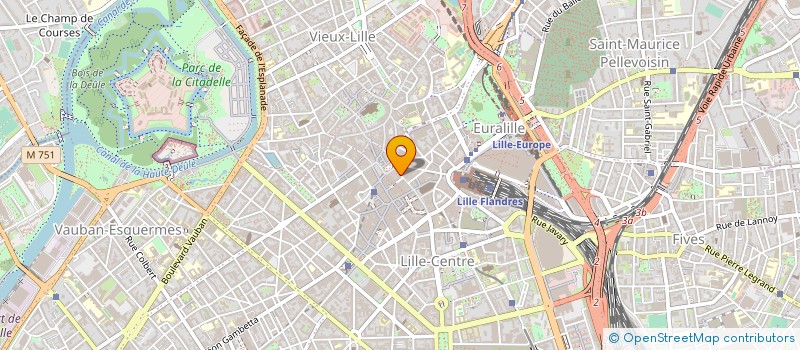 localisation de l'entreprise SAS SDJD  LILLE