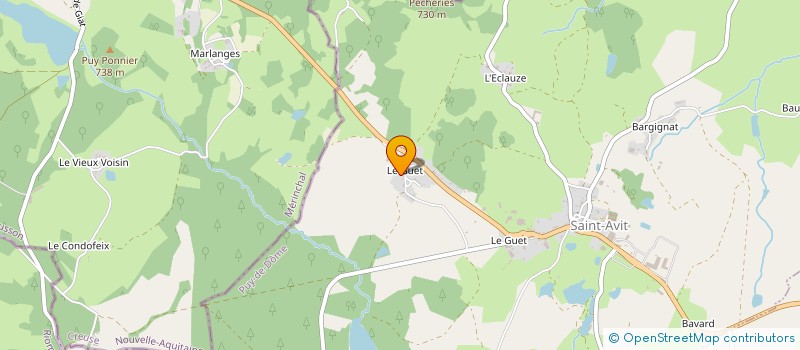 localisation de l'entreprise SAS SEB BATIMENT  SAINT-AVIT